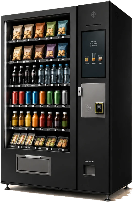 BIGmat — velký jídelní automat na bagety, svačiny a chlazené nápoje